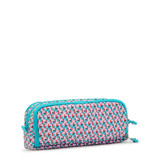 Kipling Gitroy Klassieke Printed Pencil Case Tassen Roze | België 1315OK